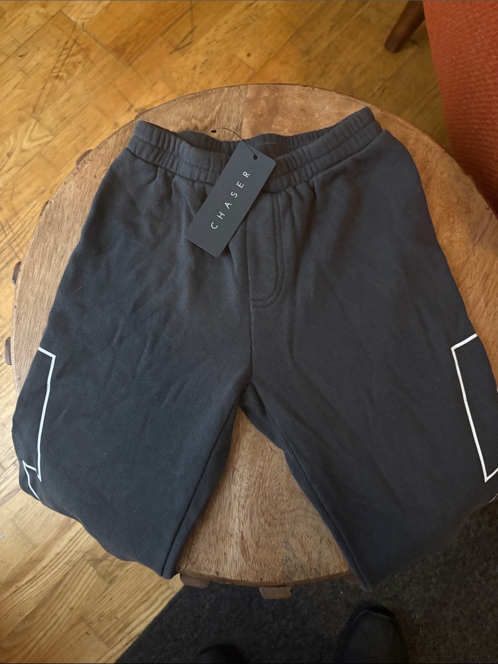Chaser little boys  Black joggers with lightning bolt design